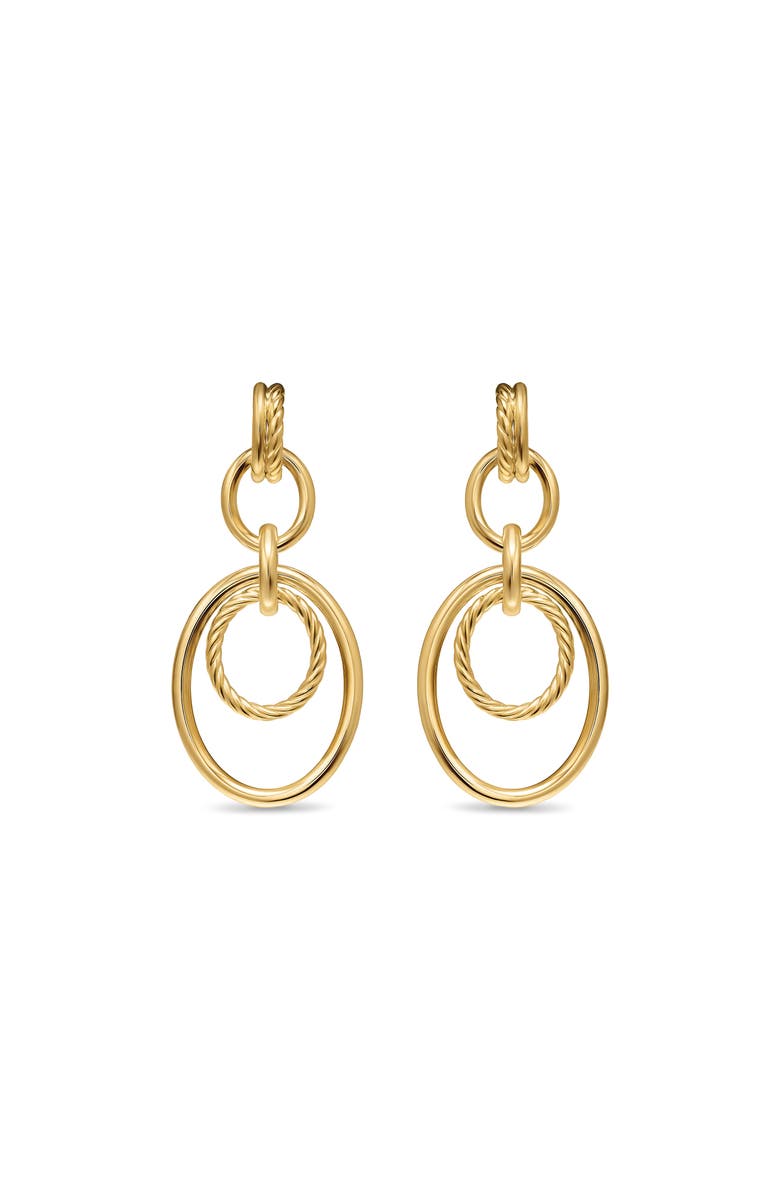 David Yurman Mercer<sup>®</sup> Mobile Drop Earrings in 18K Yellow Gold, Main, color, Yellow Gold