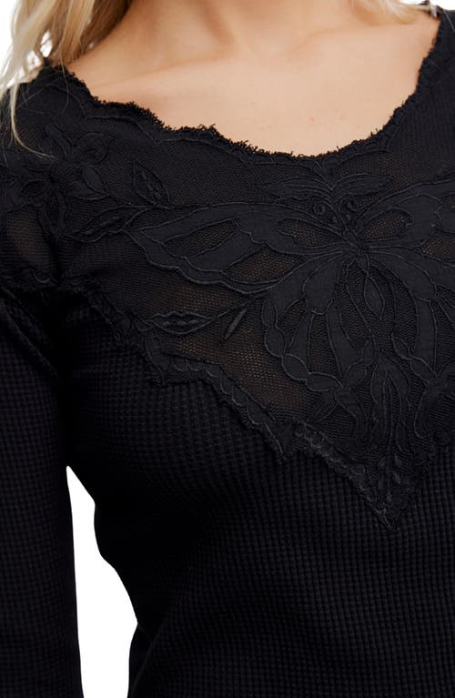 Free People Butterfly Thermal Top In Multi