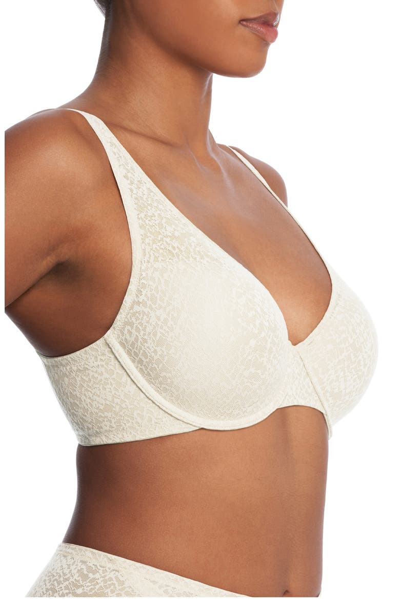 Pretty Smooth Full Fit Smoothing T-Shirt Bra, Alternate, color, WARM WHITE