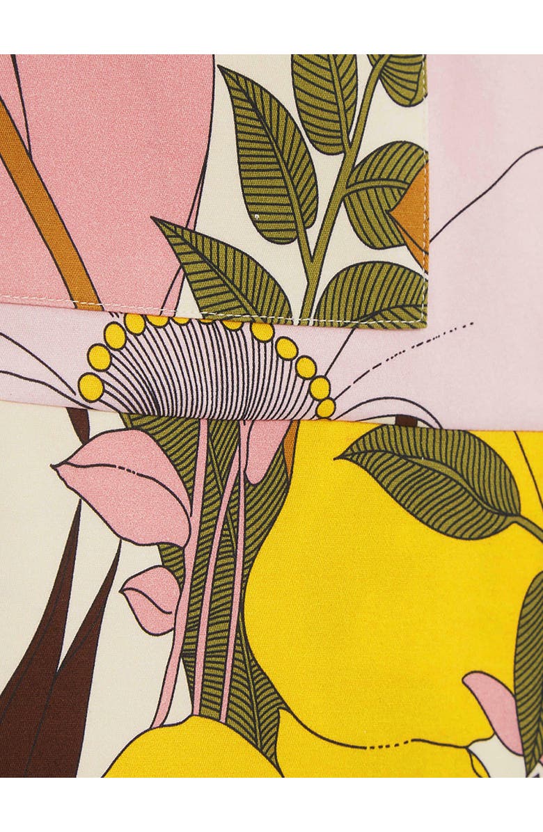 La DoubleJ Short Skirt Big Flower Rose Pink, Alternate, color, Big Flower Rose Pink