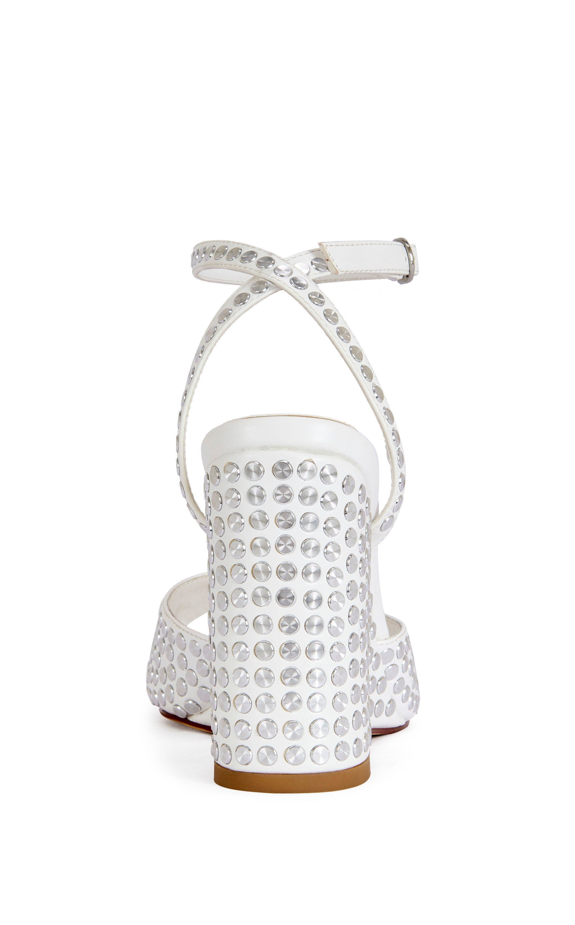 AZALEA WANG Matteus Wedge Sandal, Alternate, color, White