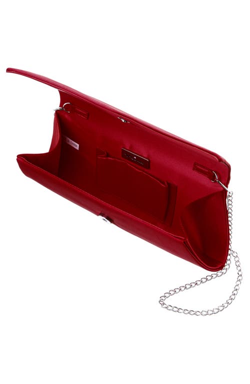 Nina Zoey Clutch In Red Rouge