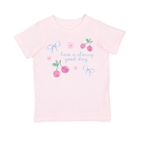 Cherry Good Day Short Sleeve T-Shirt (Toddler, Little Kid & Big Kid)