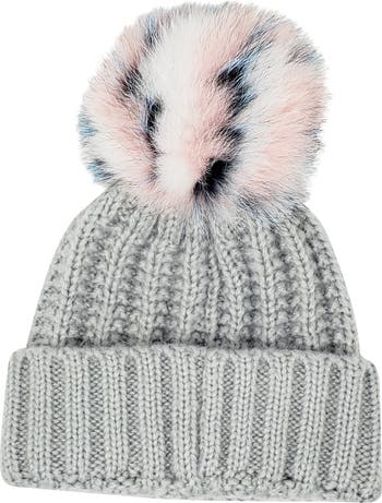 Kyi Kyi Beanie with Genuine Fox Fur Pom | Nordstrom display picture 1