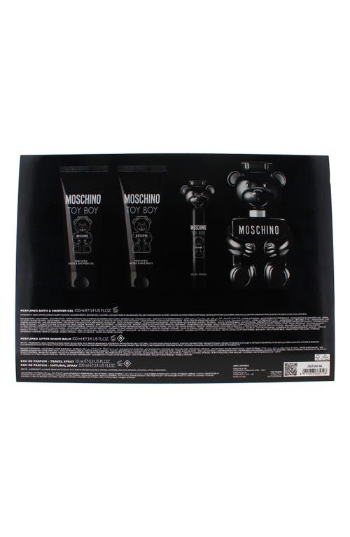 Moschino Toy Boy 4-piece Gift Set $163 Value In Transparent
