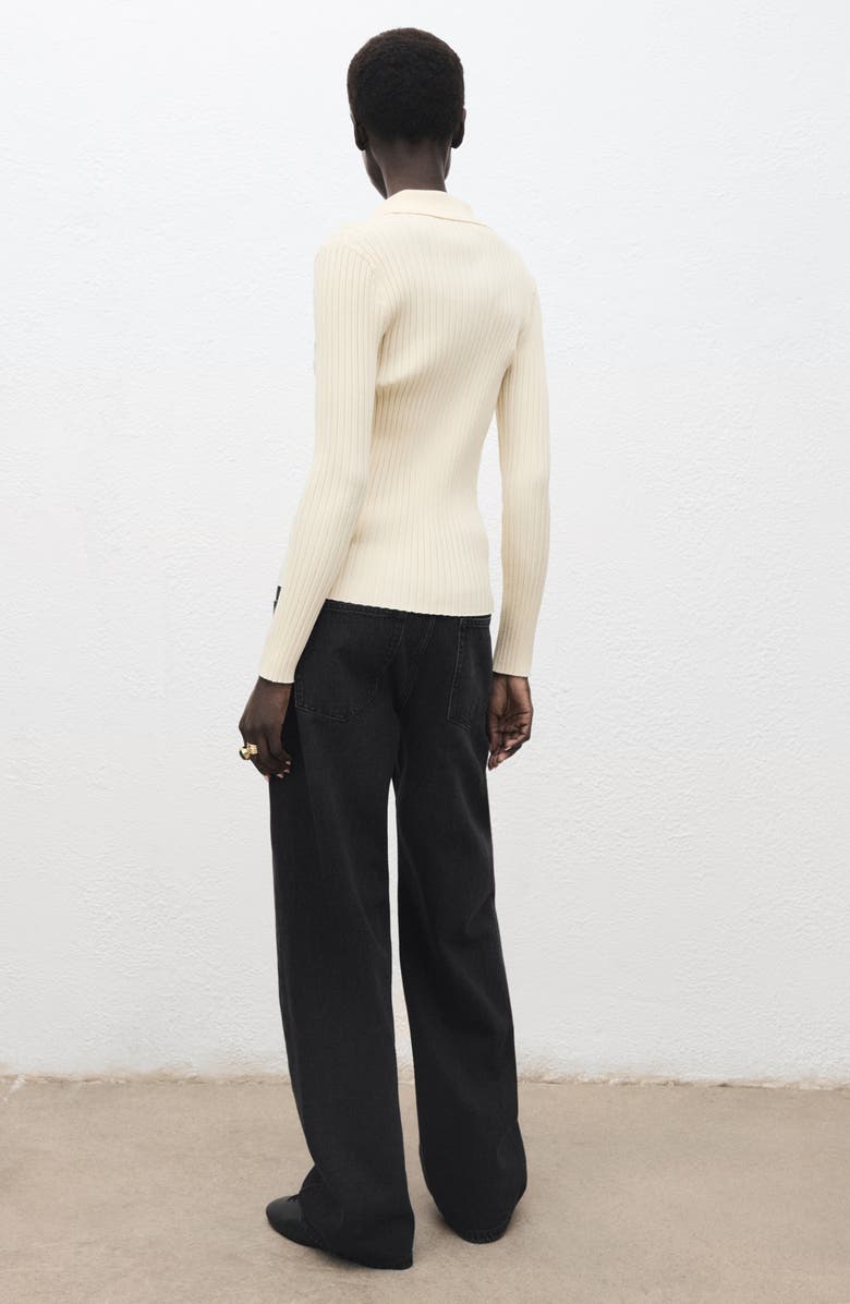 MANGO Mid Rise Balloon Jeans, Alternate, color, Black Denim