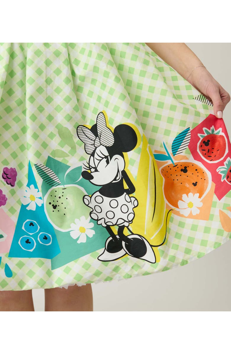 Unique Vintage 1950s Bobbie Swing Dress, Alternate, color, Green Gingham