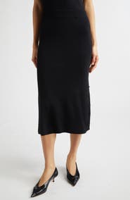 Jil Sander Merino Wool Midi Skirt