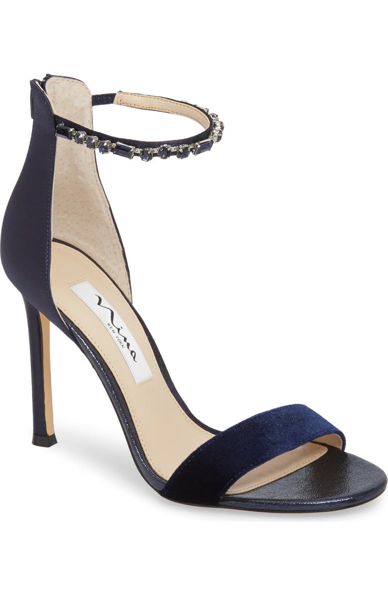 Nina Deena Embellished Sandal, Main, color,