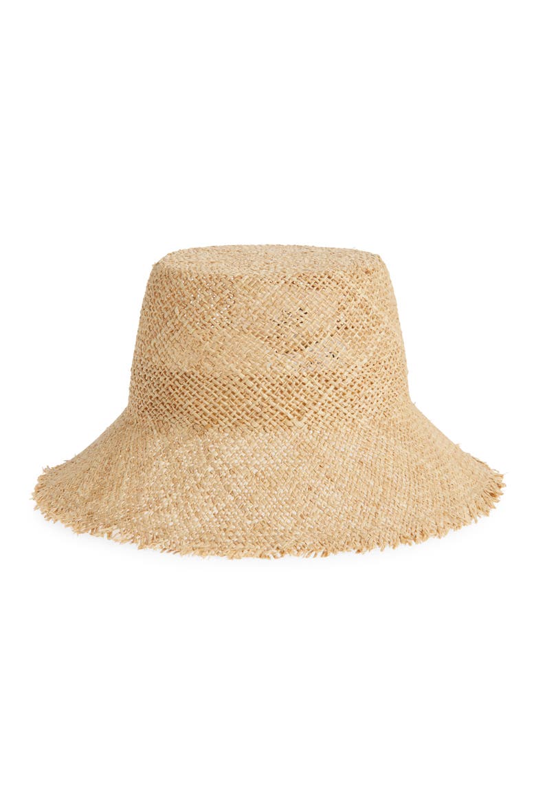 Reef Straw Bucket Hat, Main, color, NATURAL