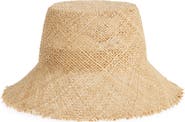 ★追跡&関税込【Lack of Color】Reef Bucket - Pineapple Reef Bucket - Straw Bucket Hat in Natural | Lack of Color [US]