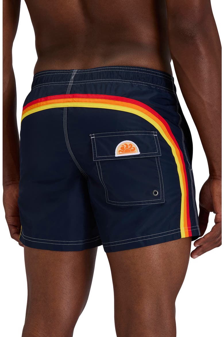 Stripe Board Shorts, Alternate, color, VINTAGE DARK NAVY