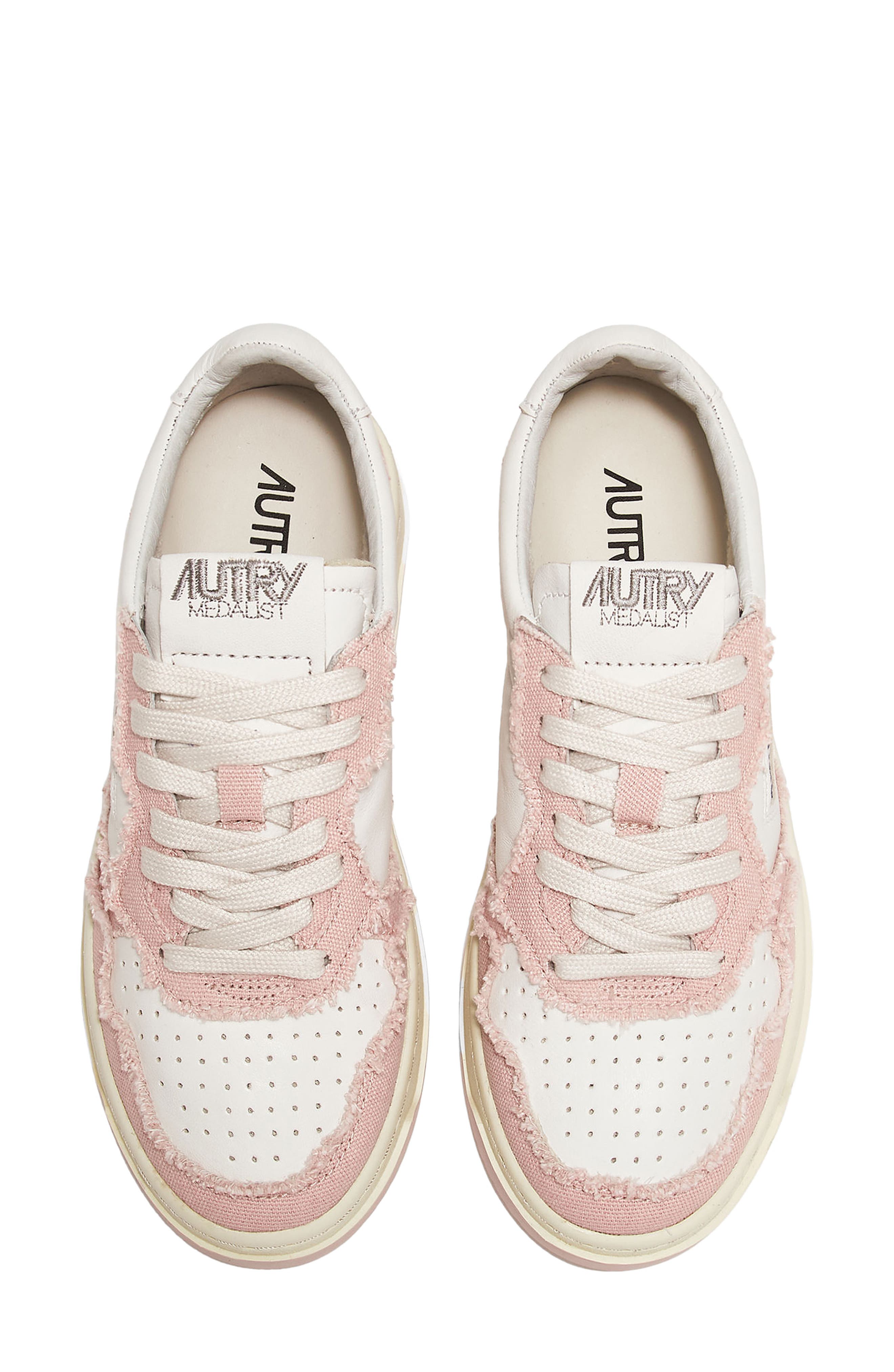 Medalist Low Top Sneaker, Alternate, color, CANVAS/ BI POW