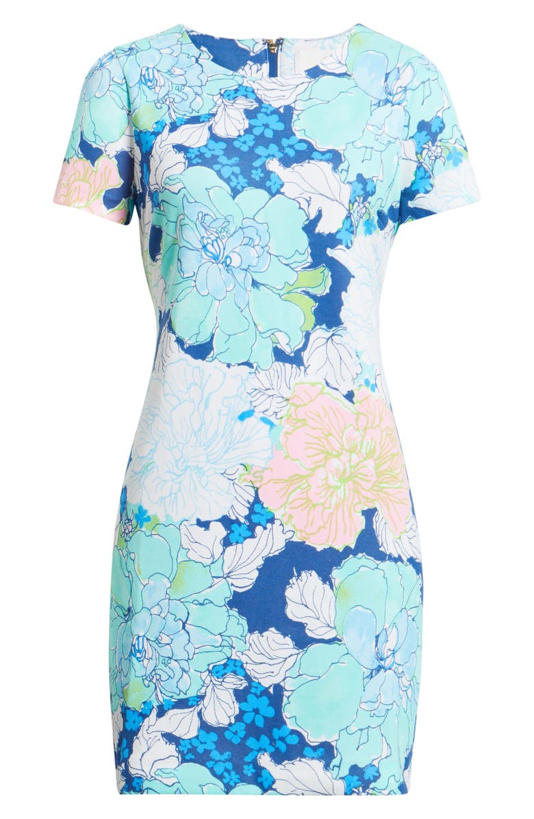 Lilly Pulitzer<sup>®</sup> Melodie Skirted Romper, Main, color, Starlight Navy