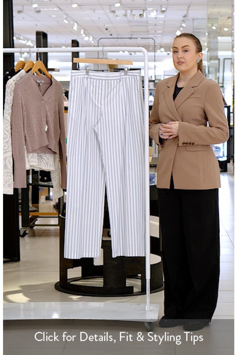 Sulli Ticking Stripe Cotton Pants video