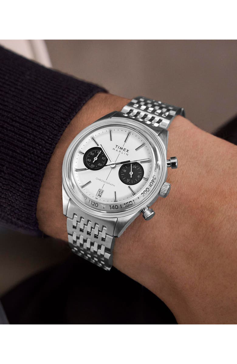 Timex<sup
®</sup
 Marlin<sup
®</sup
 Jet Chronograph Bracelet Watch, 40mm, Alternate, color, 