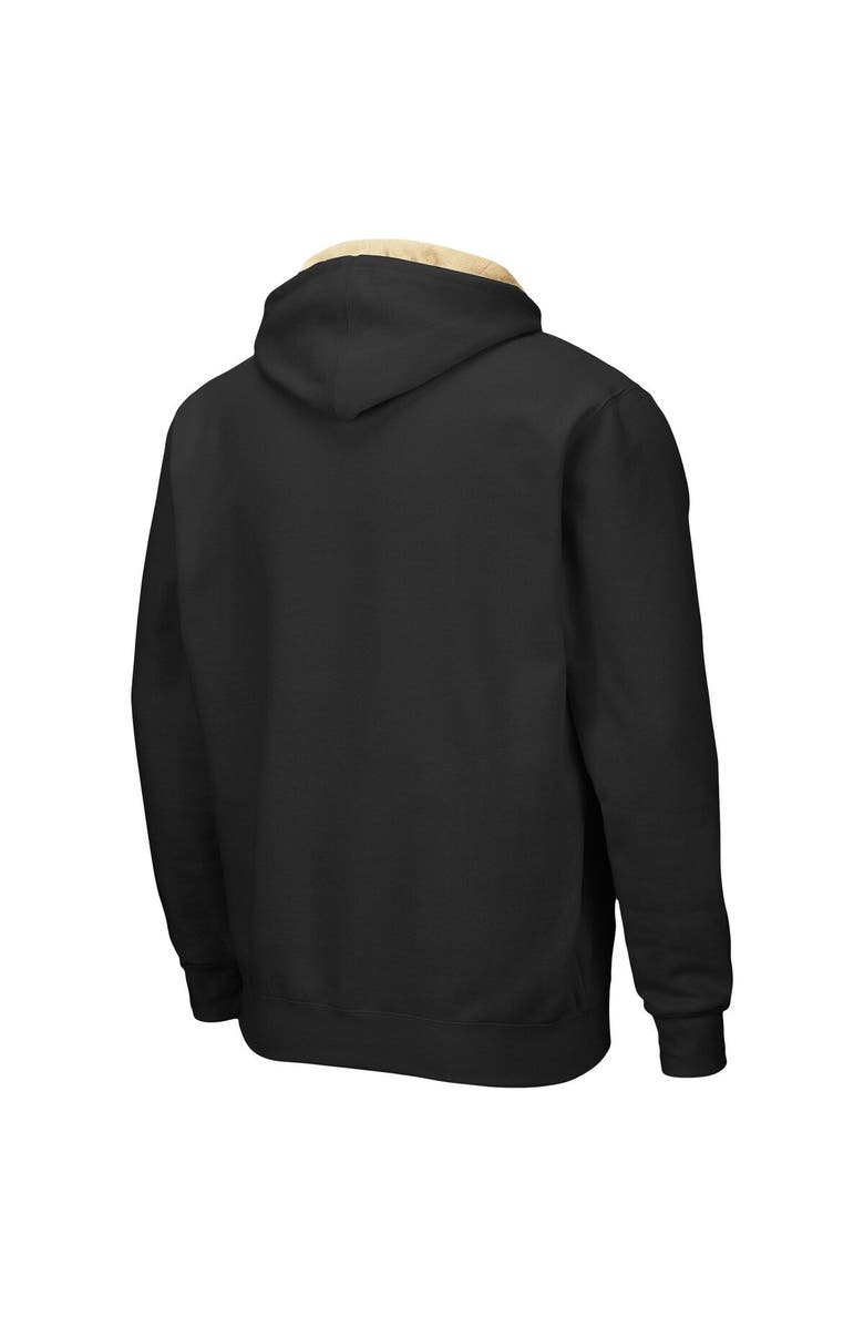 COLOSSEUM Men's Colosseum Black Army Black Knights Arch & Logo 3.0 Full-Zip Hoodie, Alternate, color, Black