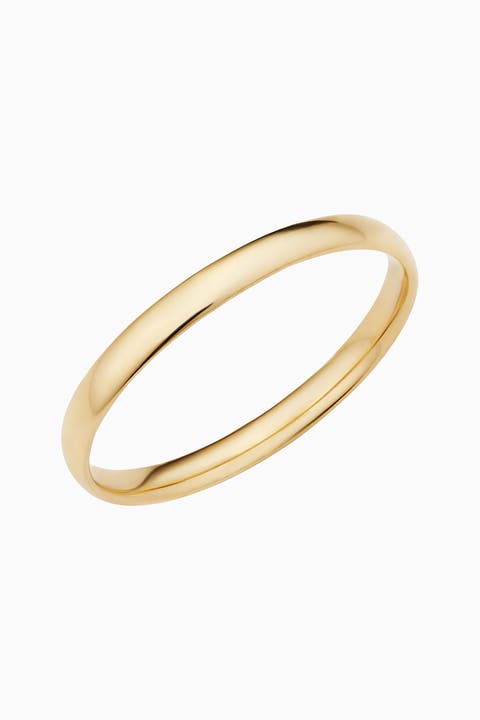 14K Gold Forever Band Stack Ring