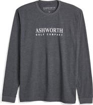 ASHWORTH GOLF LS Ashworth Golfman Label Tee