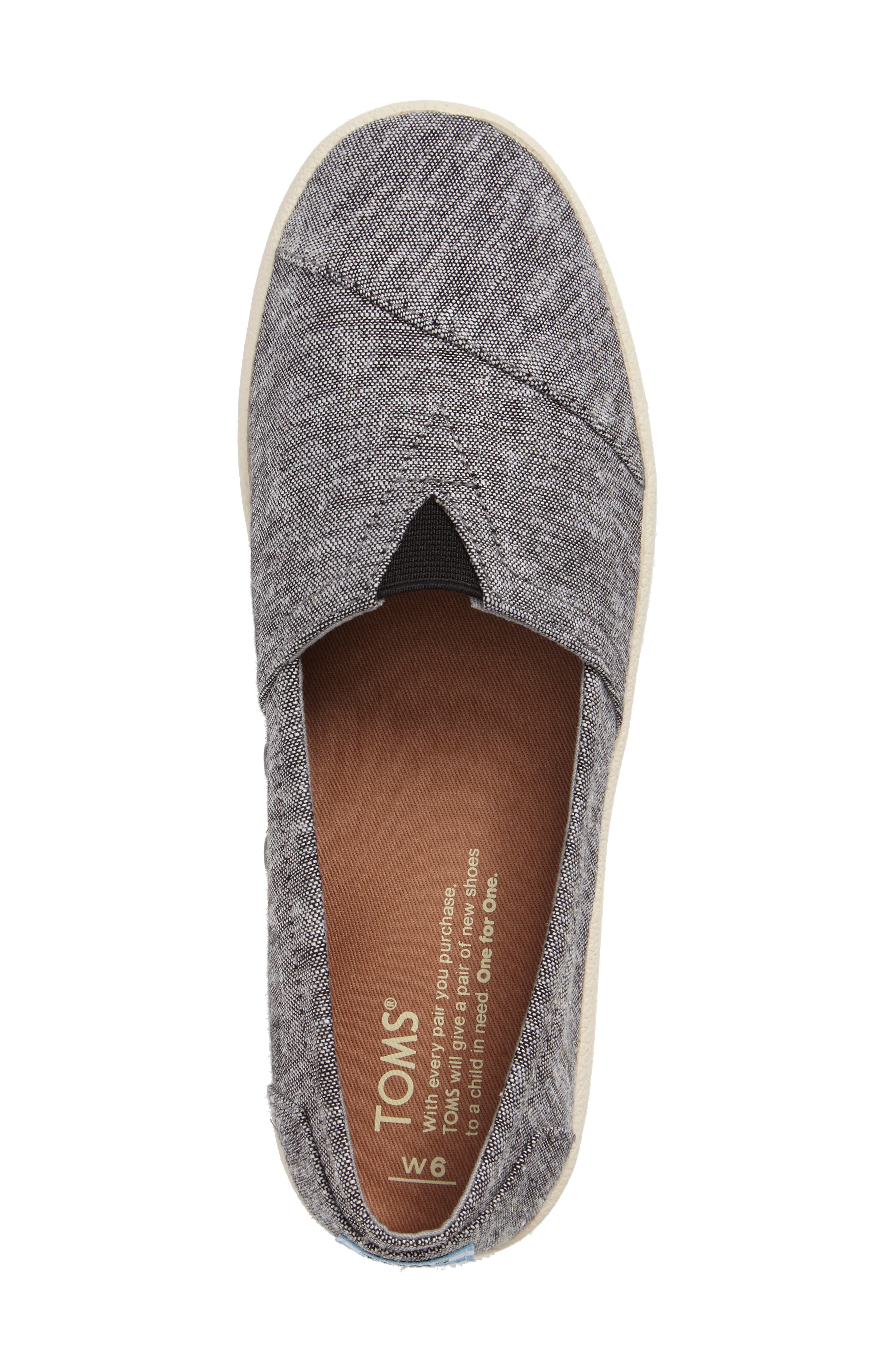 TOMS TOM Avalon Slip-On, Alternate, color, 