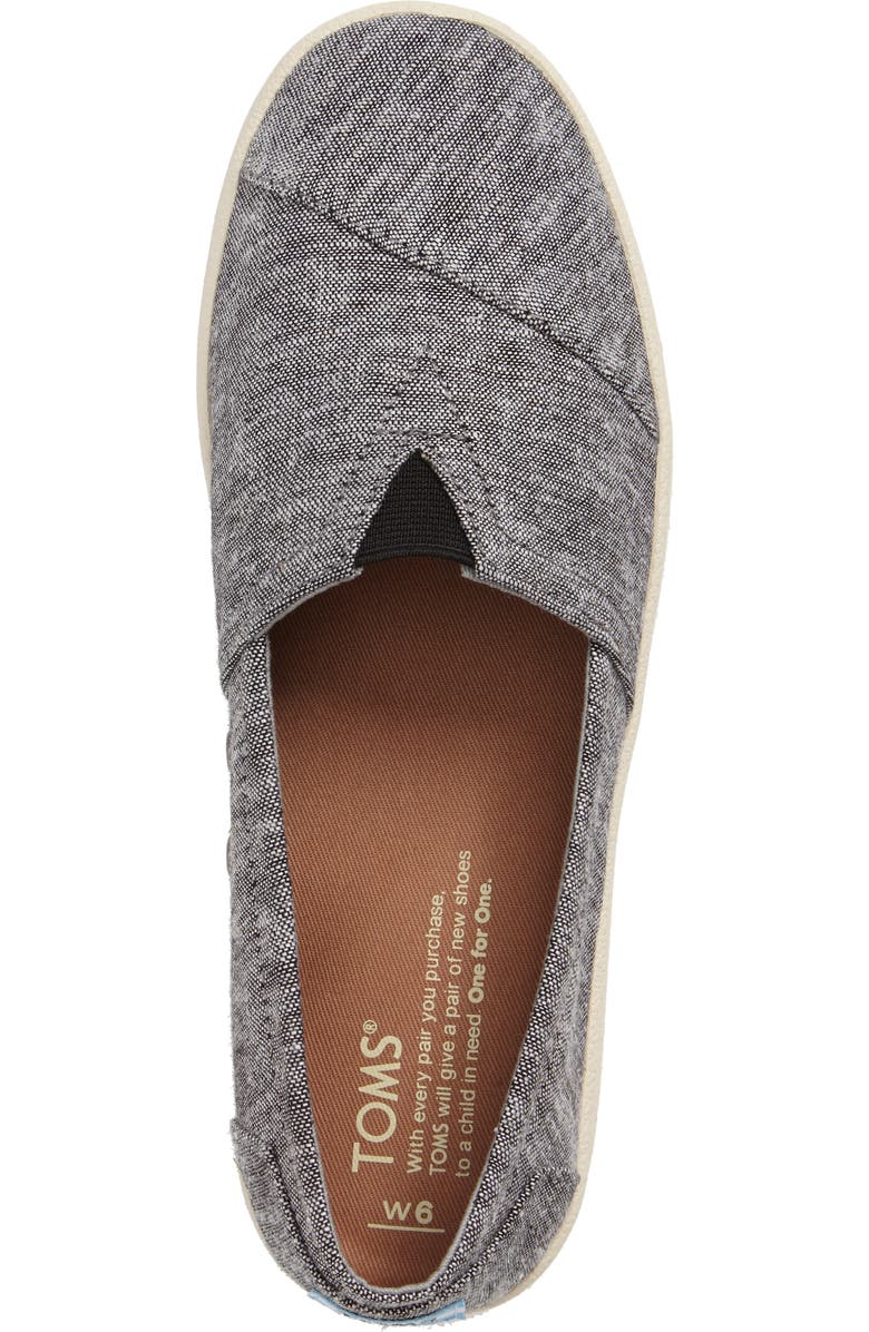 TOMS TOM Avalon Slip-On, Alternate, color,