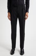 McQueen Wool Tuxedo Trousers