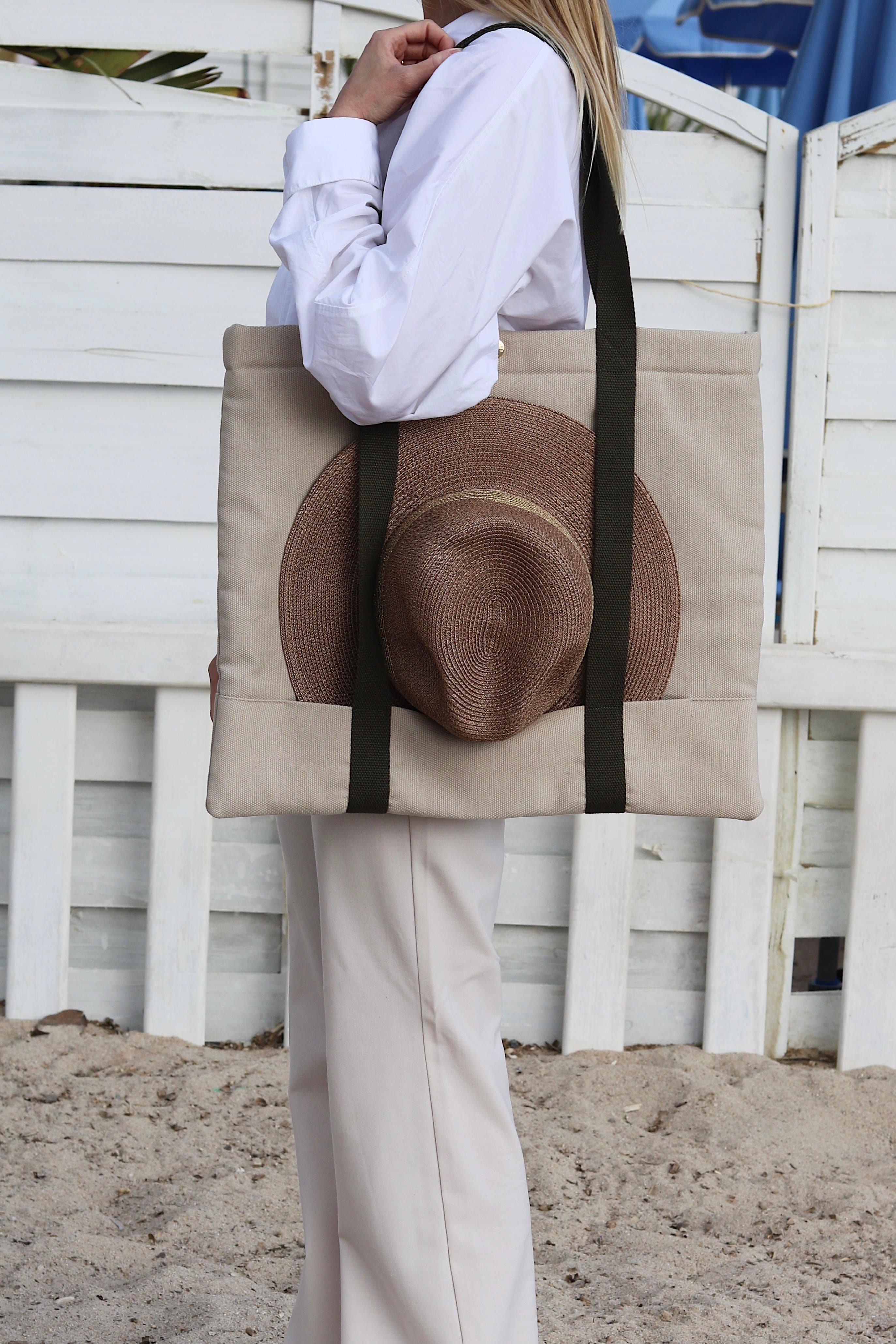 Parakalo Cotton Canvas Bag, Alternate, color, Natural