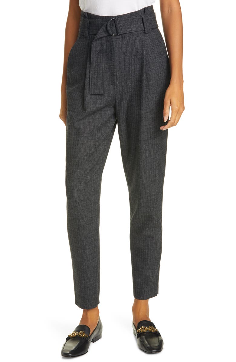 A.L.C. Diego Belted High Waist Pants, Main, color,