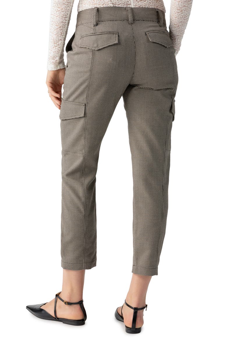 Houndstooth Cargo Pants, Alternate, color, COMPACT