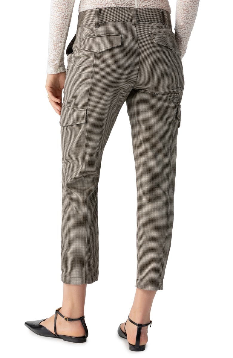 Sanctuary Houndstooth Cargo Pants, Alternate, color,