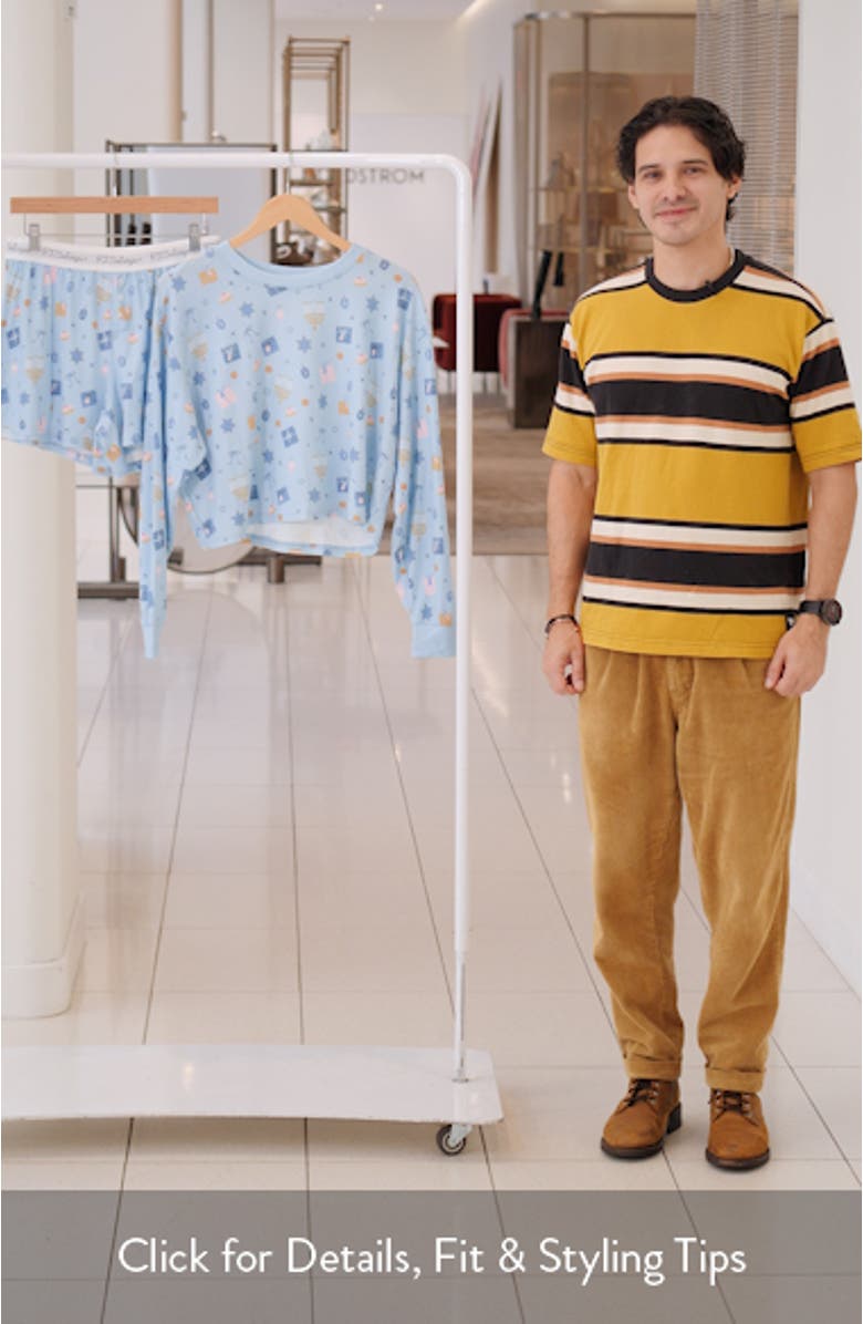 Waffle Knit Short Pajamas, sales video thumbnail