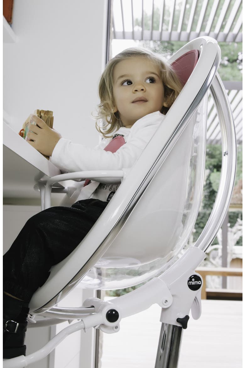 Moon 2G Highchair, Alternate, color, WHITE/ AUBERGINE