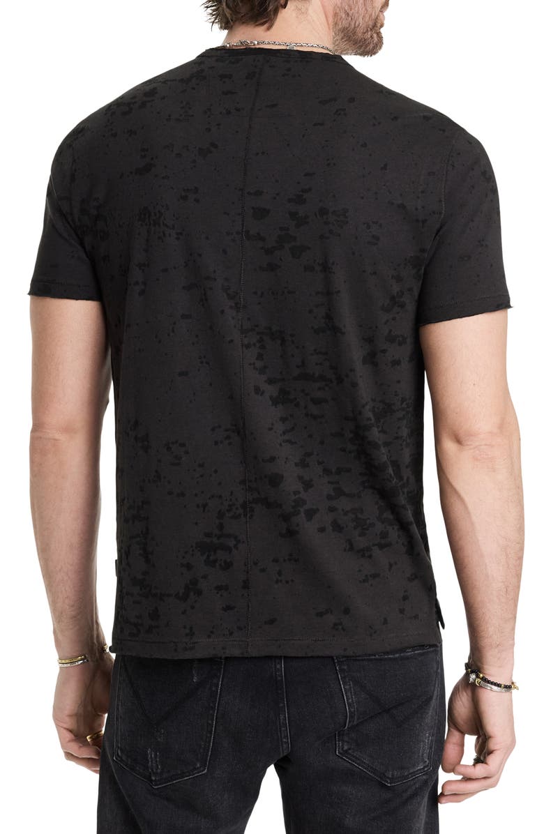 John Varvatos Eden Burnout Organic Cotton Blend T-Shirt, Alternate, color, 