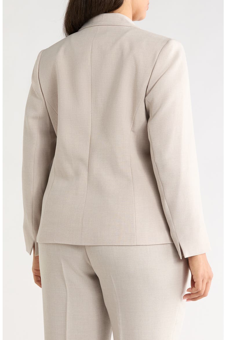 Pebble Crepe Two-Button Blazer, Alternate, color, SUMMER STRAW