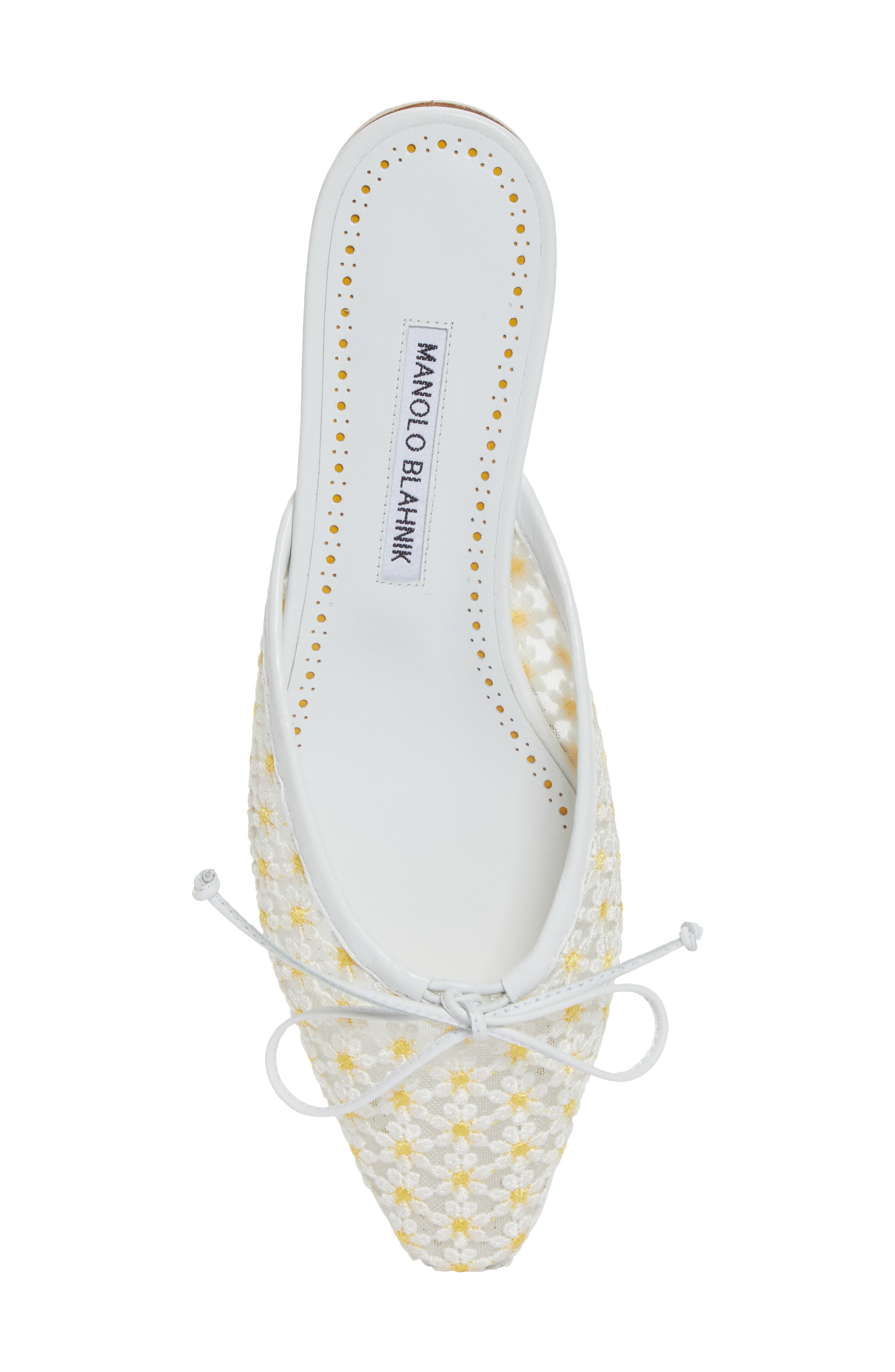 Manolo Blahnik Daisy Lace Mule, Alternate, color, 