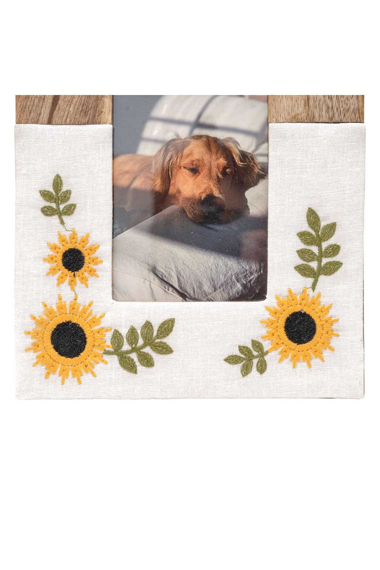 4x6 Sunflower Photo Picture Frame, Alternate, color, Yellow