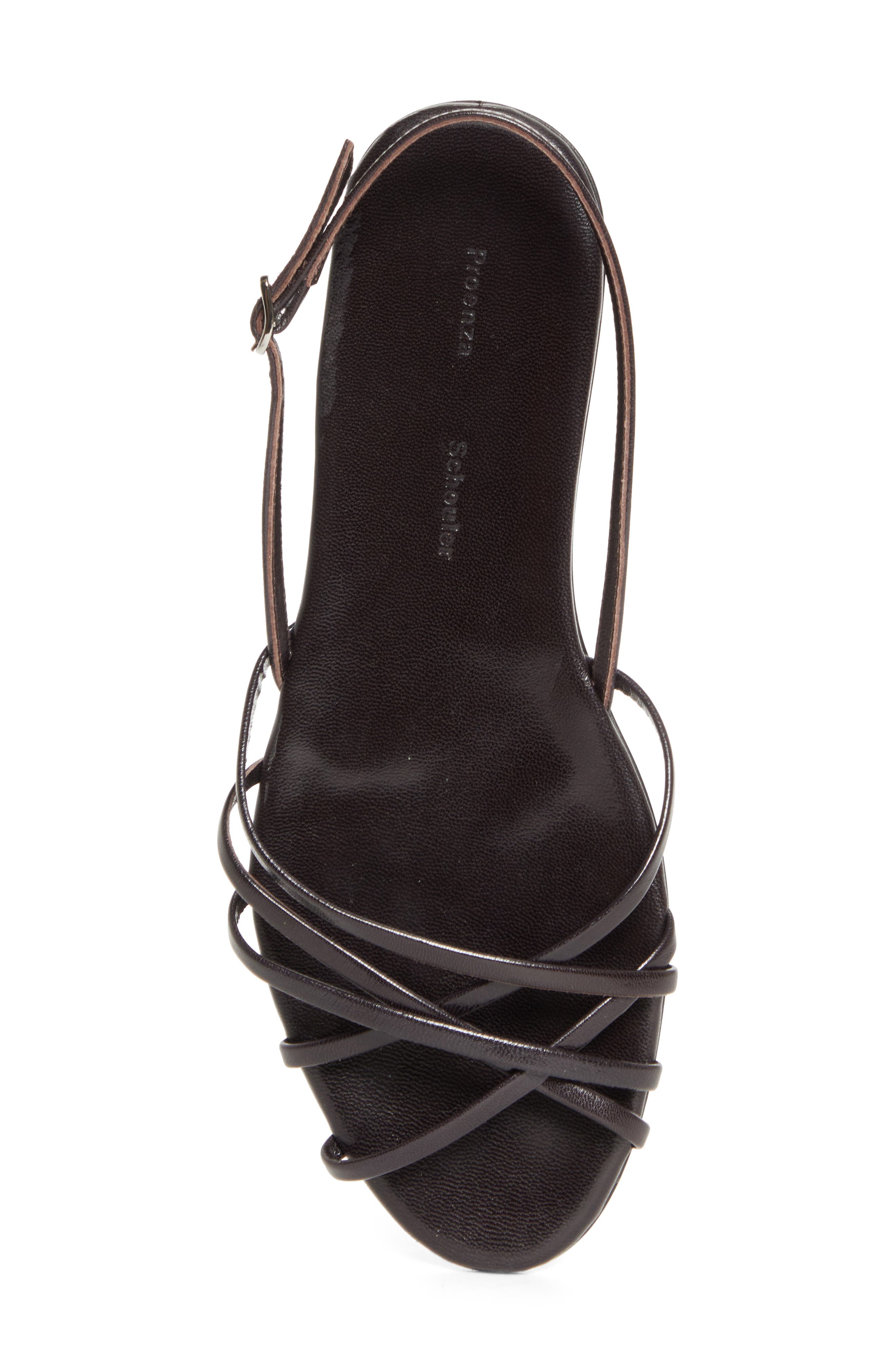 Proenza Schouler Uma Slingback Sandal, Alternate, color, Burgundy