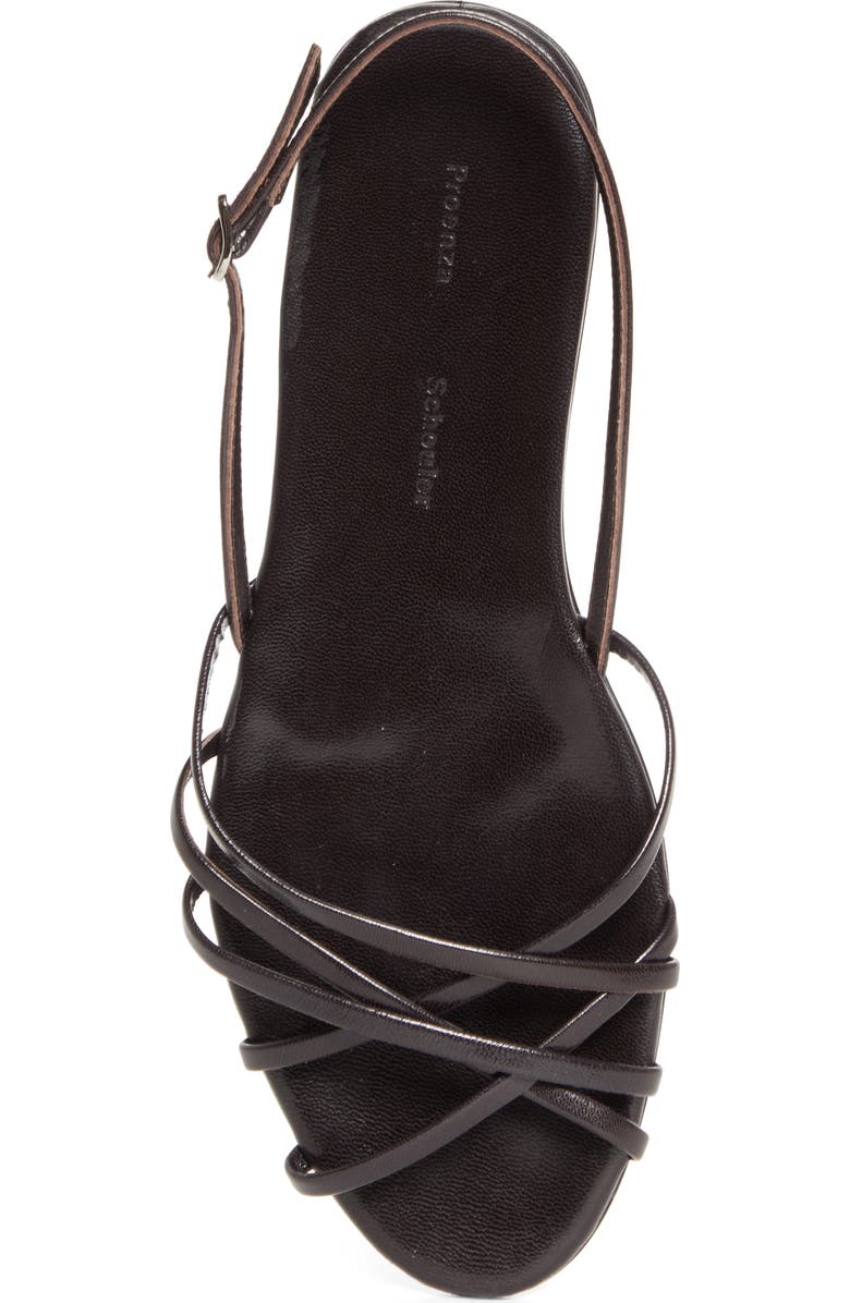 Proenza Schouler Uma Slingback Sandal, Alternate, color, Burgundy