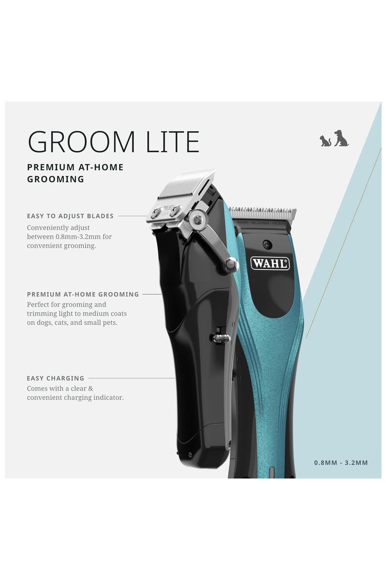 Cordless USB Rechargeable Pet Clipper Kit, Alternate, color, Black/Metallic Blue
