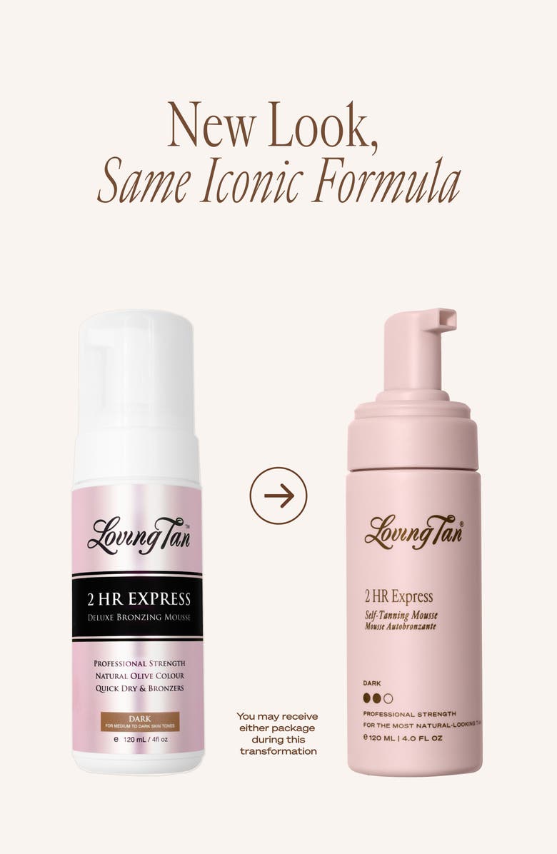 Loving Tan 2 Hour Express Deluxe Bronzing Mousse, Alternate, color, Dark