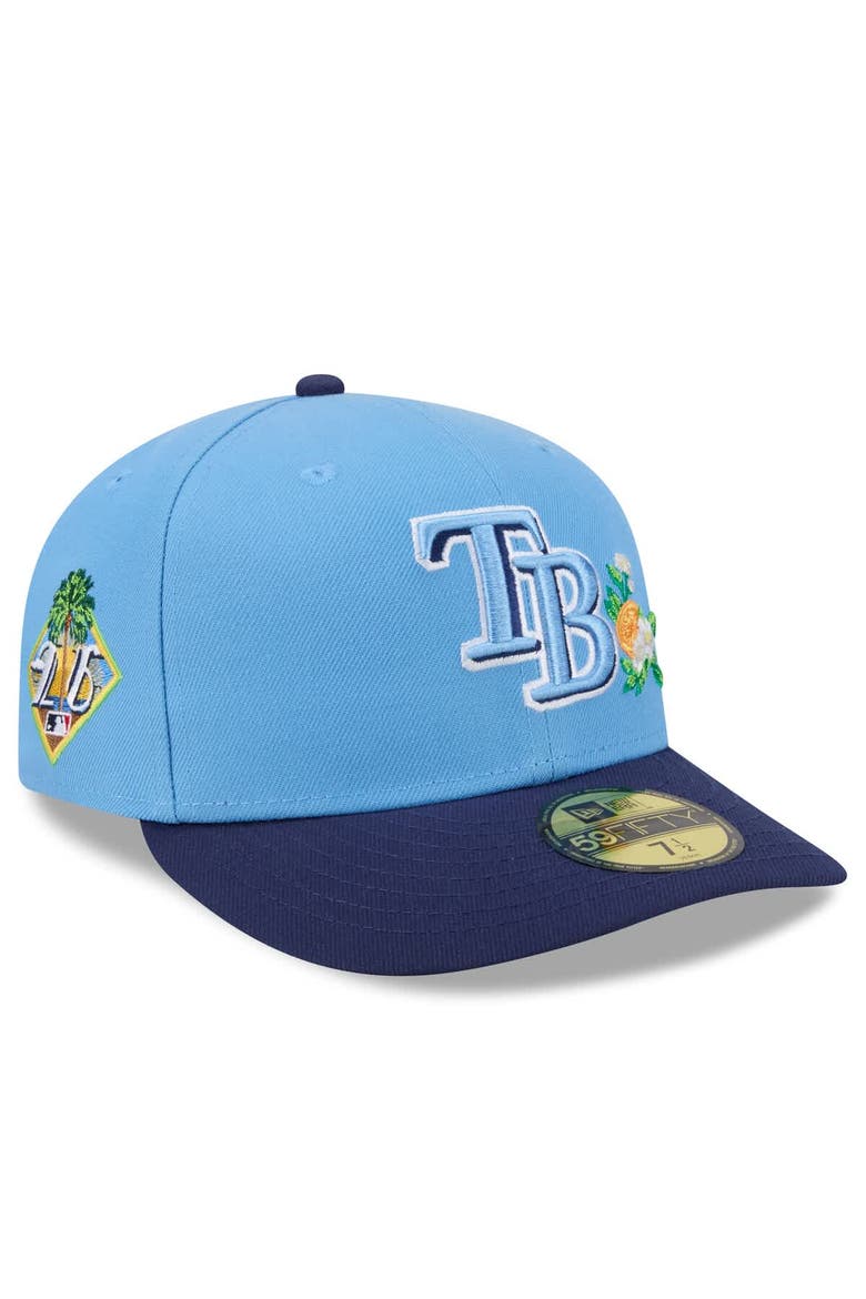 Men's New Era  Light Blue/Navy Tampa Bay Rays 2026 Spring Training 59FIFTY Fitted Hat, Main, color, Light Blue