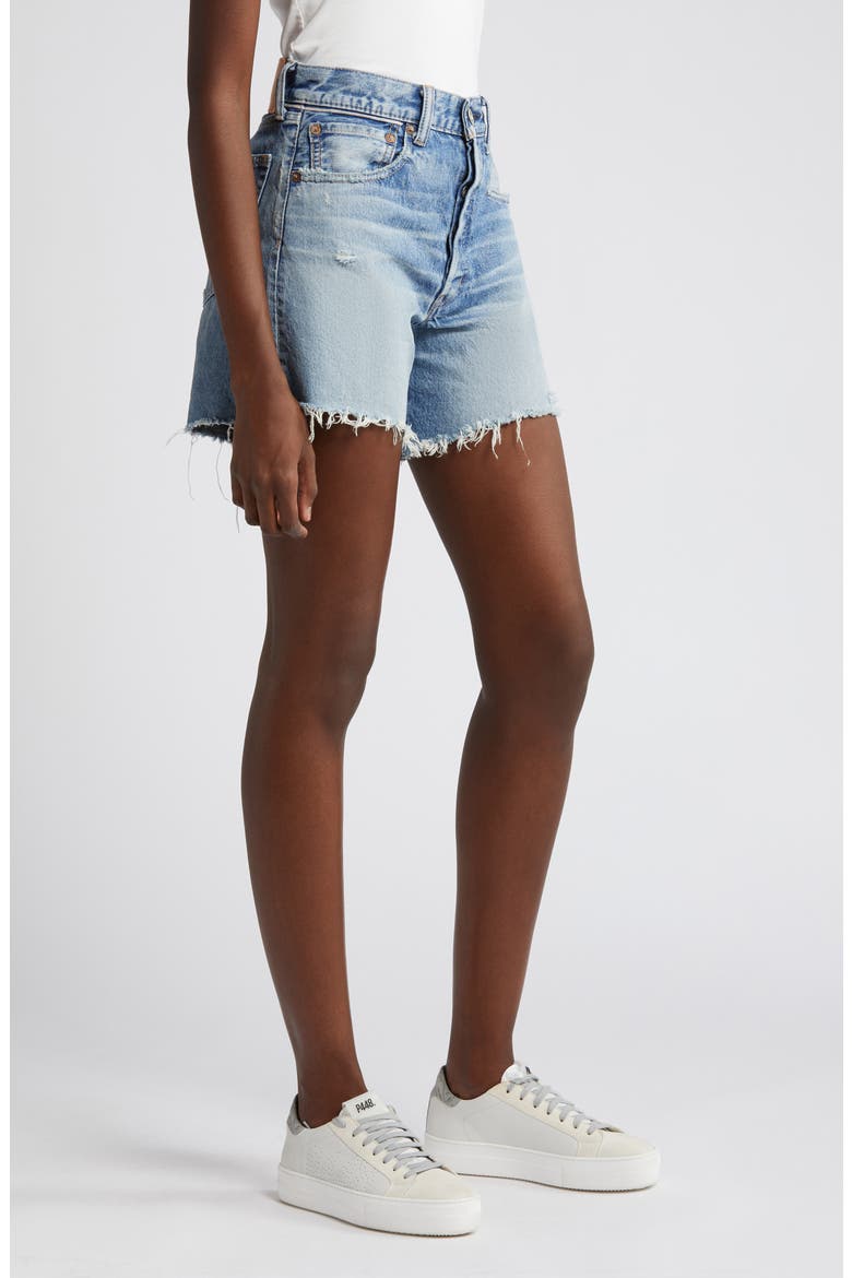 MV Graterford Cutoff Denim Shorts, Alternate, color, BLUE