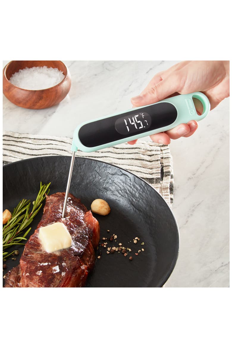 Precision Quick-Read Thermometer, Alternate, color, AQUA