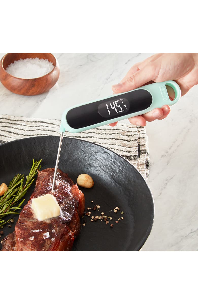 Dash Precision Quick-Read Thermometer, Alternate, color, Aqua