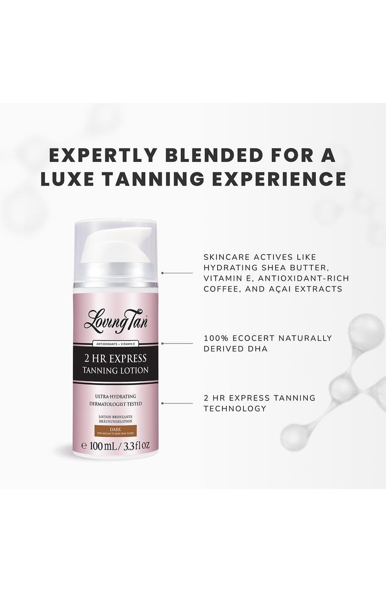 Loving Tan 2 HR Express Tanning Lotion - Dark, Alternate, color, Dark
