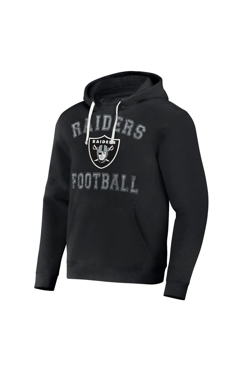 NFL X DARIUS RUCKER Men's NFL x Darius Rucker Collection by Fanatics Black Las Vegas Raiders Coaches Pullover Hoodie, Alternate, color, 