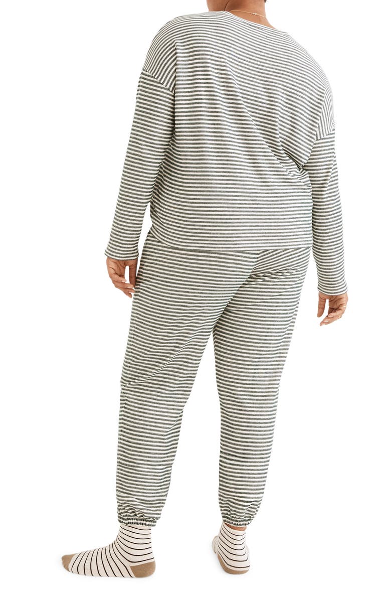 Madewell Stripe Saunter Pajamas, Alternate, color, 