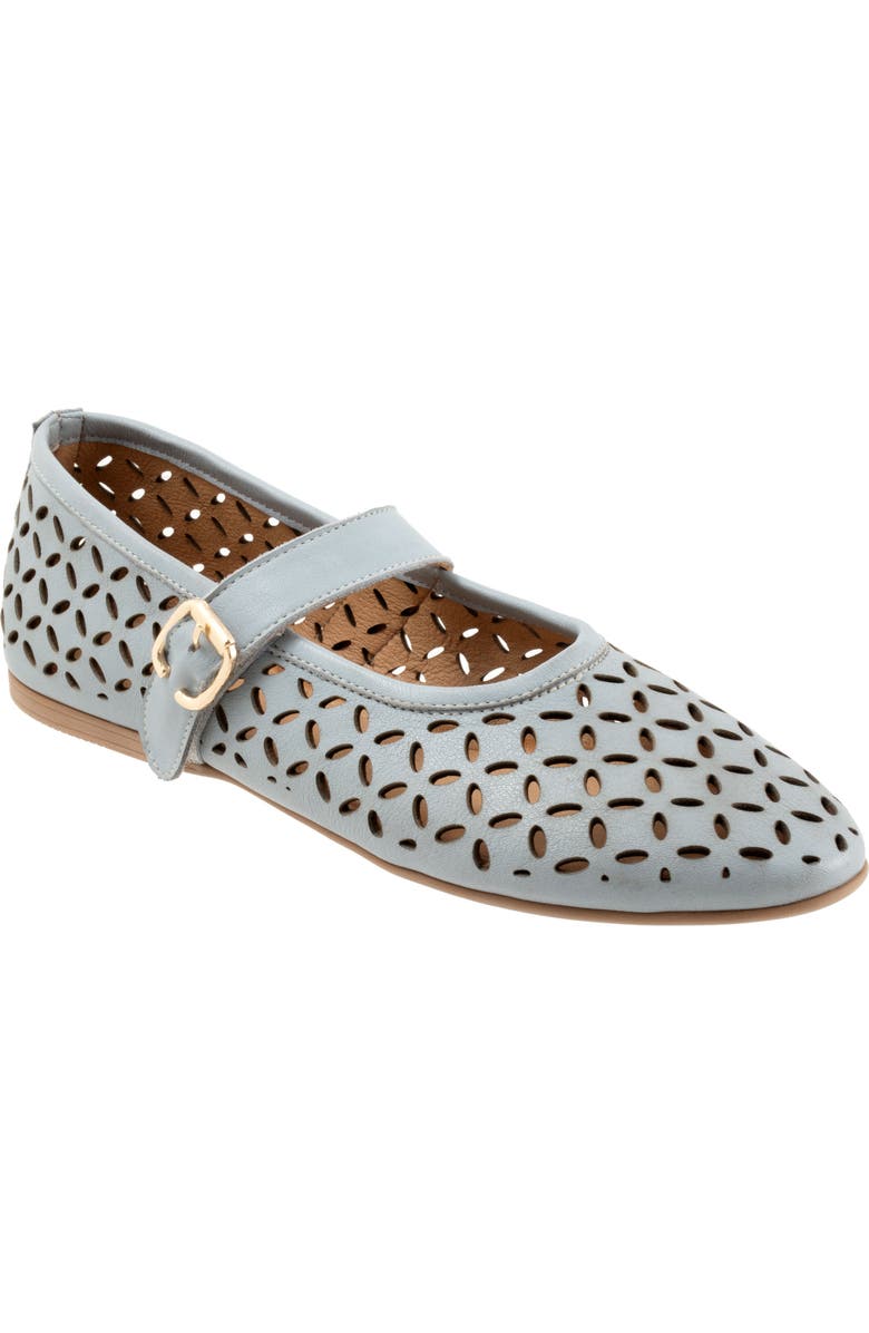 Bueno Kehlani Mary Jane Flat, Main, color, Powder Blue