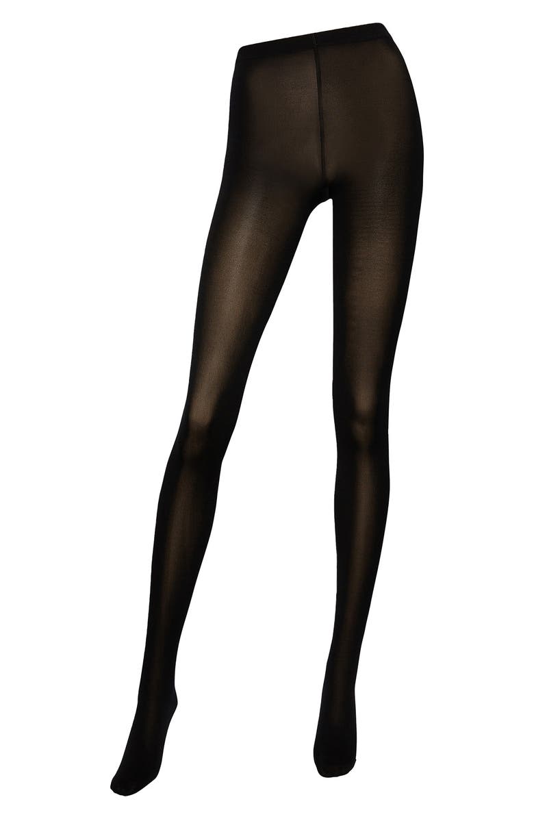 Wolford 70-Denier Opaque Tights, Alternate, color, Black