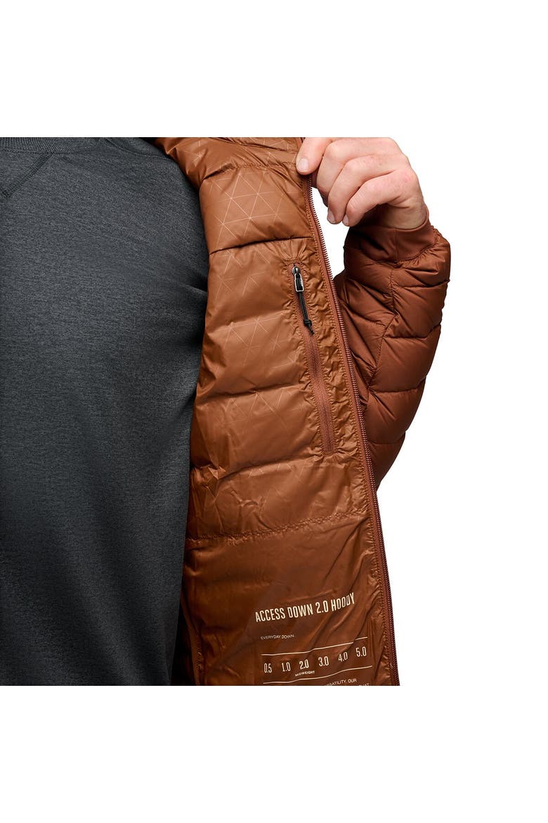 Access Down Hooded Jacket - Men's, Alternate, color, Clay